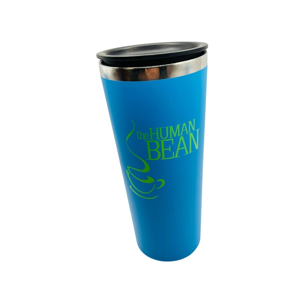 Hydro Flask 22 oz All Around tumbler Human Bean Coffee hot cold Pacific Blue